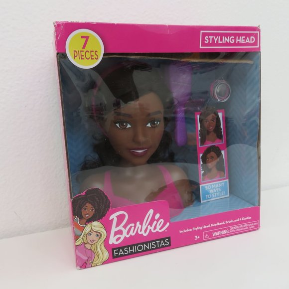 (#K-1) 7pieces Barbie Fashionistas Styling Head - Picture 3 of 4